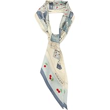 COACH Tabby Cherry Printed Silk Wide Skinny