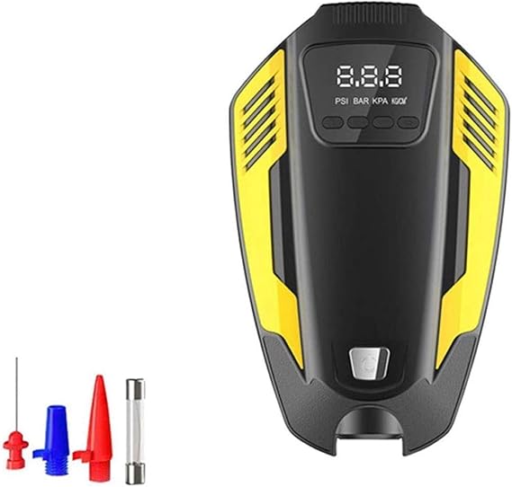 Tire Inflator Portable Air Compressor, DC 12V Digital Air Pump for Car Tires, Bicycles and Other Inflatables, Auto Shut Off Feature