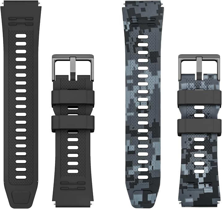 Smart Watch Band 22mm 2 Pack, for AMAZTIM M2/T2, for CARBINOX Blaze/Edge