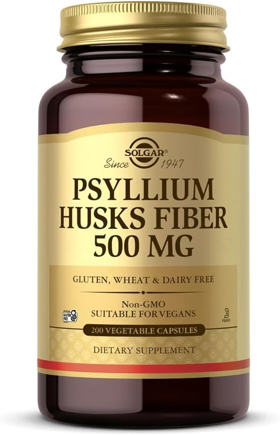 Psyllium Husks Fiber Solgar 200 VCaps