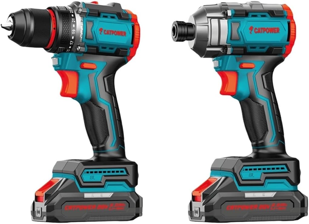 CATPOWER EL ALETLERİ Catpower 5135 Kömürsüz Akülü Set Matkap Ve Vidalama