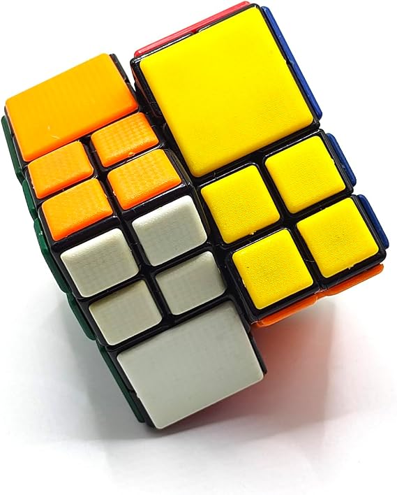 Bandaged 4x4 Speed Cube, Creative 4x4x4 Magic Cube, Frosted Sticker, Brain Teaser (B1)