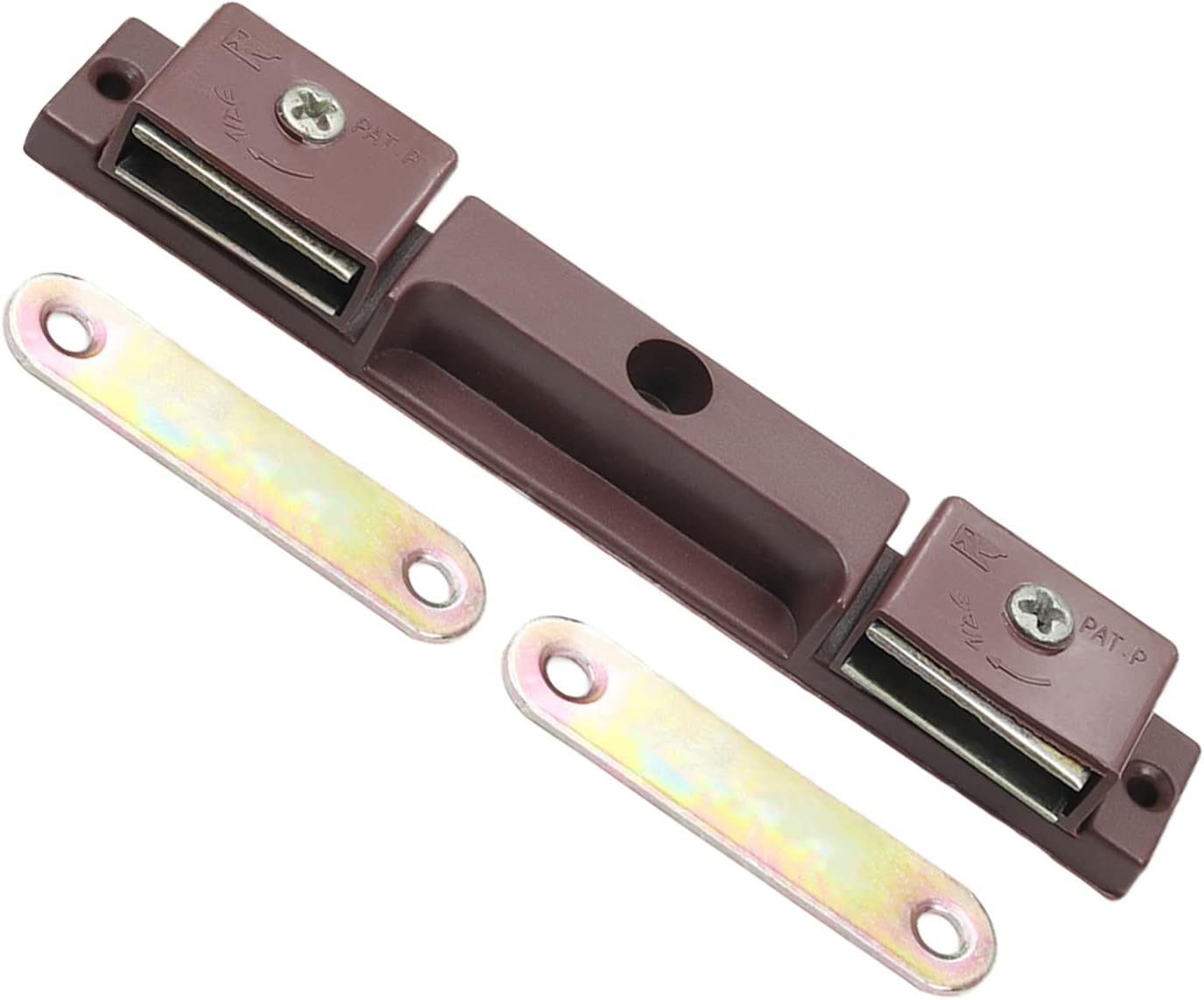MroMax Double Magnetic Catch Latch, Cabinet Door Closet Catches with Strong Magnetic 1pcs