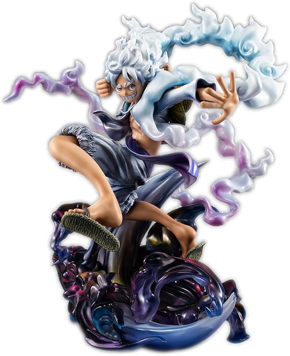 Megahouse ONE PIECE - Monkey D. Luffy Gear 5" - Statuette P.O.P. 23cm