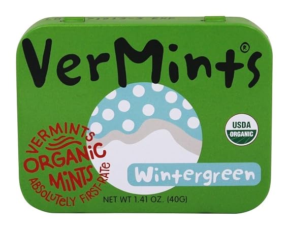 Vermints Organic Wintermint Mints, 1.41 OZ