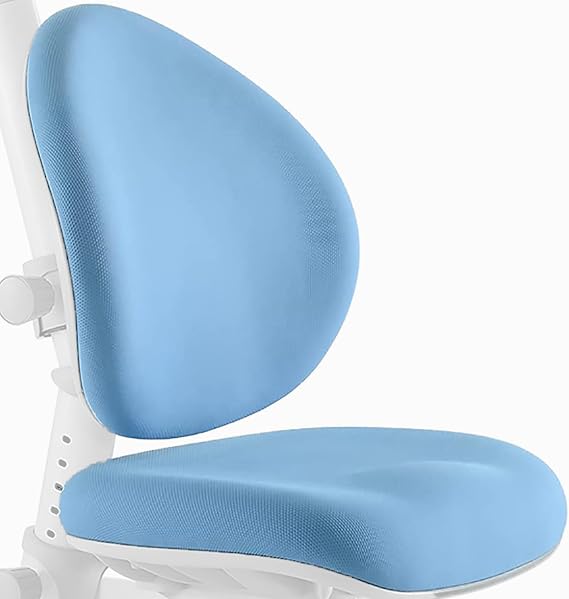 ApexDesk Little Soleil Series Soft, Removable, Washable 2-Piece Seat/Backrest Cover for Children's Chair (Seat/Backrest Cover, Blue)