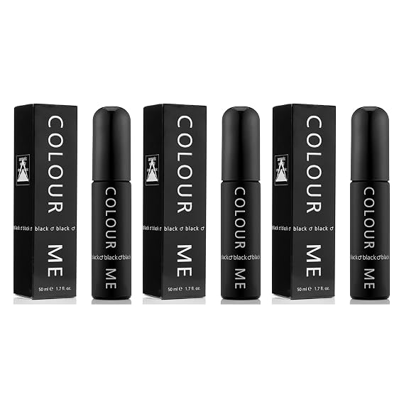 Milton Lloyd Colour Me Black for Men - 1.7 oz EDP Spray - Pack of 3