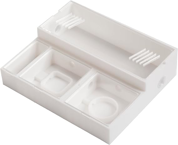 Ant Farm Formicarium with Large Activity Chamber, 2 Small Chambers, Water Area, 2 10mm Extension Ports, White
