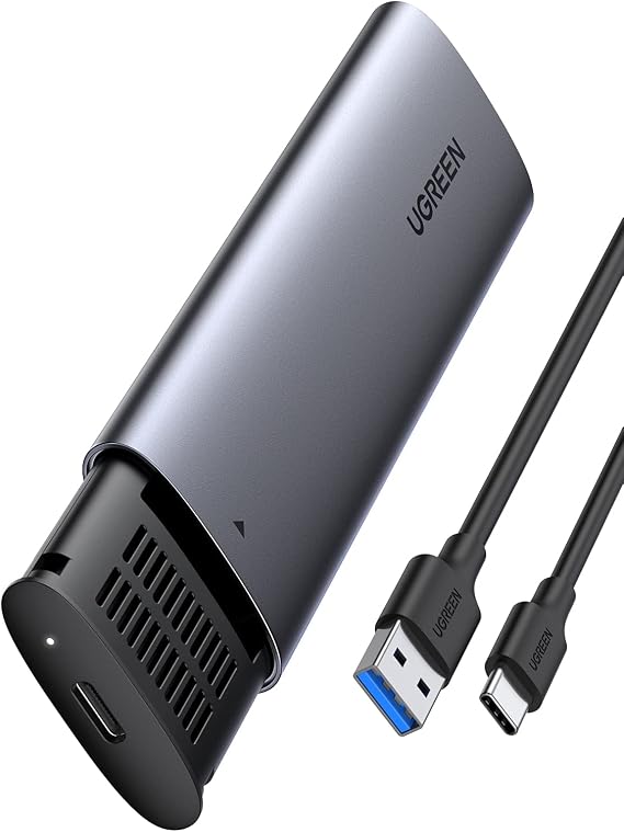 Ugreen M.2 Sata NGFF SSD USB 3.1 5 Gbps Type-C Gen1 B-Key M+B Key Disk Box - Space Grey