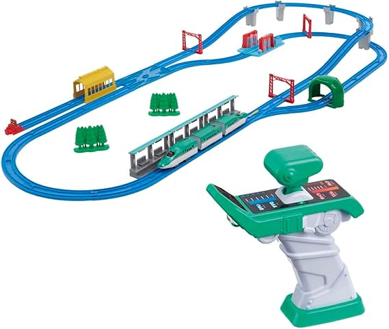 Takara Tomy Plarail You Drive! Grip Master Controller E5 Series Shinkansen Hayabusa DX Set, Train Toy, Ages 3 and Up