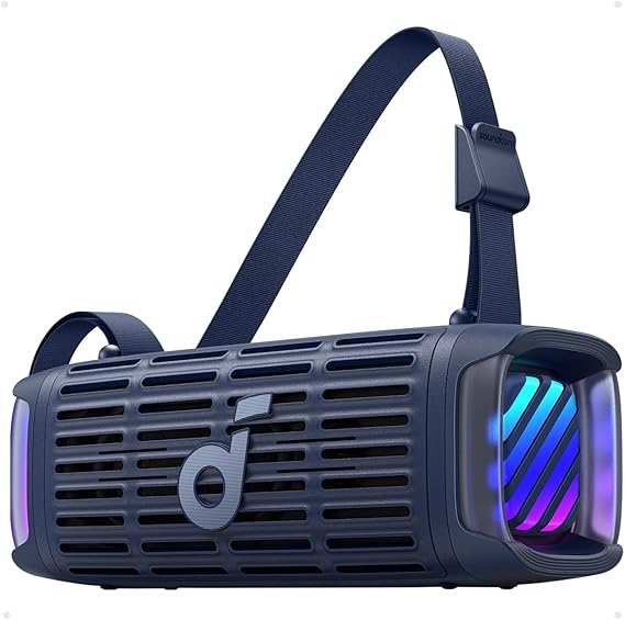 soundcore Boom 3i Portable Bluetooth Speaker by Anker, IP68 Waterproof, Floating Speaker, Saltwater Resistant, 50W, Bluetooth 5.3, 16-Hour Playtime, TWS, for Kayaking, Fishing & Camping