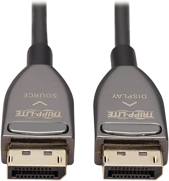 Tripp Lite DisplayPort Fiber Active Optical Cable AOC 8K 60Hz CL3 M/M 15M (P580F3-15M-8K6)