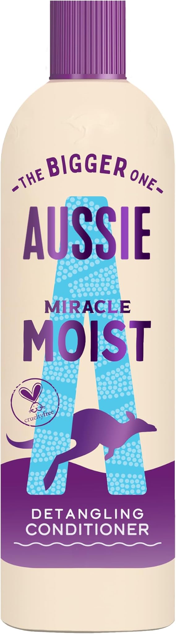 Aussie Miracle Moist Detangling Conditioner 400ml. Moisture-Quenching Formula to Revive and Restore Brittle & Dry Hair. Infused with Australian Macadamia Nut Oil. Vegan and Cruelty-Free