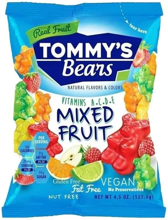 Candy Break Tommy's Bears Mixed Fruit Jelibon