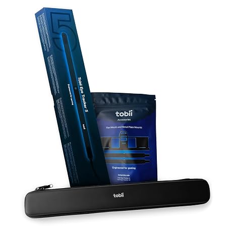 Tobii Eye Tracker 5 Value Pack Eye Tracker, Carry Case, and an additional Mounting Kit