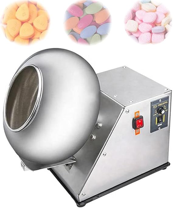 180w Automatic Tablet Coating Machine, Yield 3-6kg/H, Sugar Coating Machine, Small Commercial Chocolate Coating Machine Sugar Coating Machine