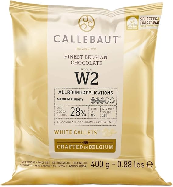 Callebaut Beyaz Damla Çİkolata W2-400 Gr