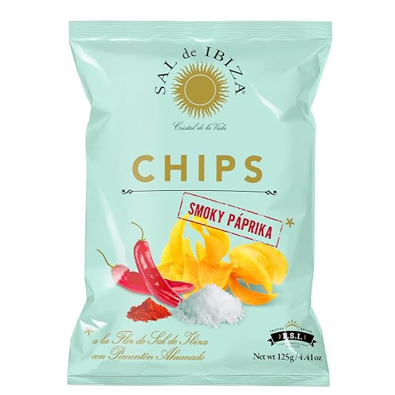 Sal de Ibiza Smoky Paprika Potato Chips 4.4 oz (1-Pack)