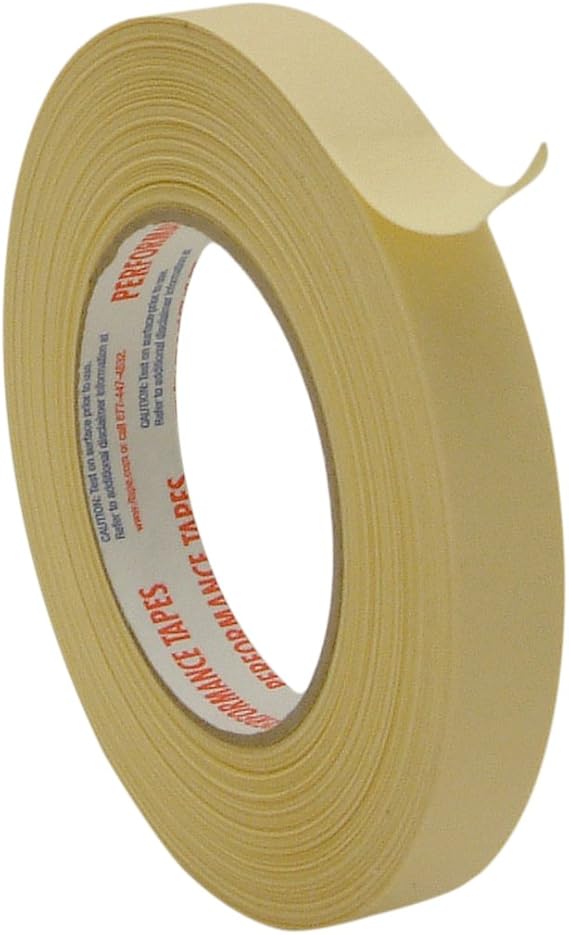 Intertape High Temperature Masking Tape (PG21), 3/4 in. x 60 yds. (Natural)
