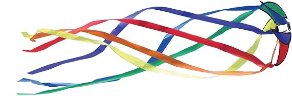 In the Breeze 4607 Rainbow Orbiter Star Wind Spinner, 30"