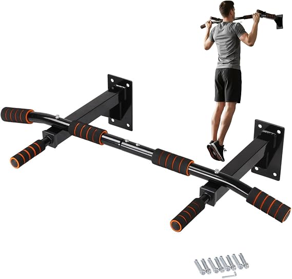 Pull Up Bar Wall Mounted Dip Station Rack