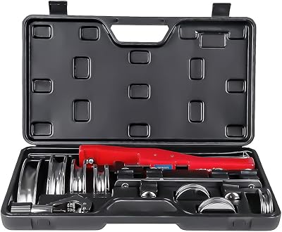 Tube Bender Kit Refrigeration Ratcheting Tubing benders Hand Tool 14 to 78 Inch Aluminium Alloy Replacement Head