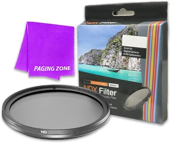 58mm NDX Variable Range Neutral Density Fader Filter Adjustable from ND2 - ND1000 for Pentax K7