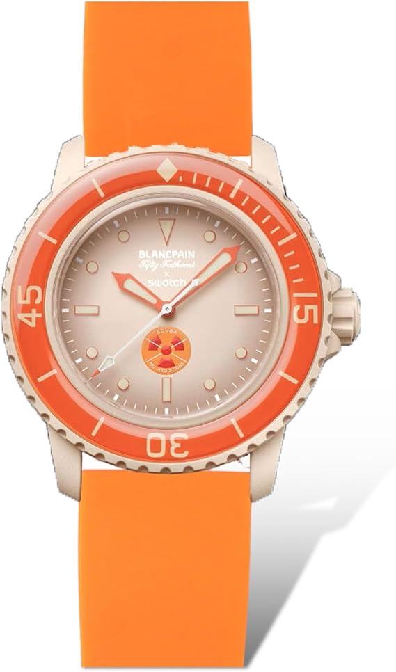 Aurus Quick-Release Watch Strap for Blancpain x Swatch Scuba Fifty Fathoms Soft Comfortable & Durable!