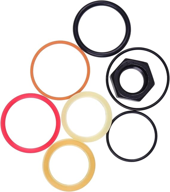 Hydraulic Cylinder Seal Kit 7135558 for Bobcat 220 320 322 753 763 773 7753, Heavy Duty Rubber Gasket Repair Pack
