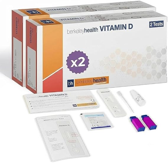 Vitamin D Test Kit, Easy Home Use, Clear Results (2 Tests)