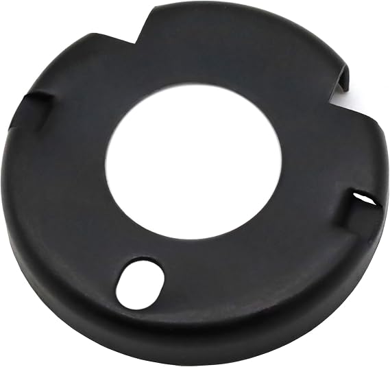 Handguard End Cap, .750" Diameter Round Notched, Rigid Steel Electrophoretic Paint Finish