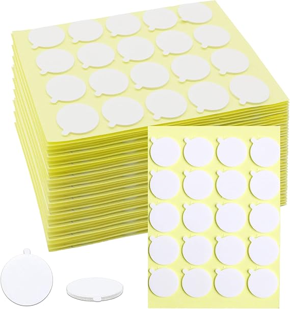 720Pcs Candle Wicks Stickers, with Tail