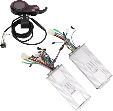Dual Drive Brushless Controller LCD Display, LH100 High Performance Stable Motor Controller LCD Display Durable 36V/48V 1000W for Electric Scooter