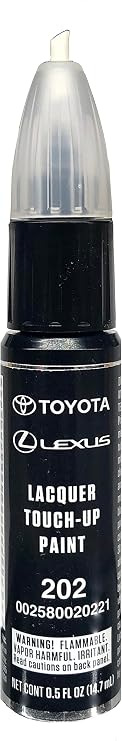 Toyota Genuine Touch up Paint, Black Onyx, Color Code 202, Scion/Lexus