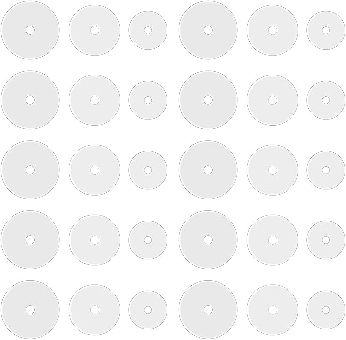 Clear Piercing Disc for Piercing Bump Silicone Healing Non Pull Piercing Discs Pressure Silicone Earrings Clear Disc Pads for Keloids Healing Pads Belly Button Piercing Kit, 30Pcs 5mm/7mm/9mm