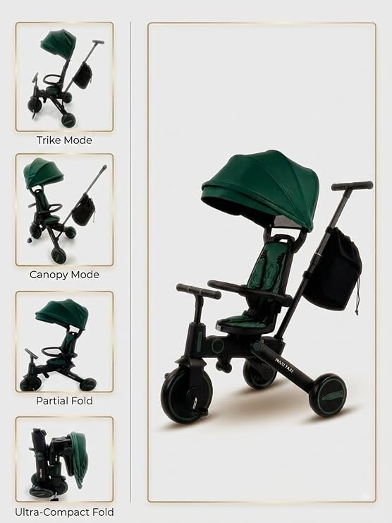 Trike Plus F5 Ebeveyn Kontrollü Çift Yönlü Katlanabilir Bisiklet