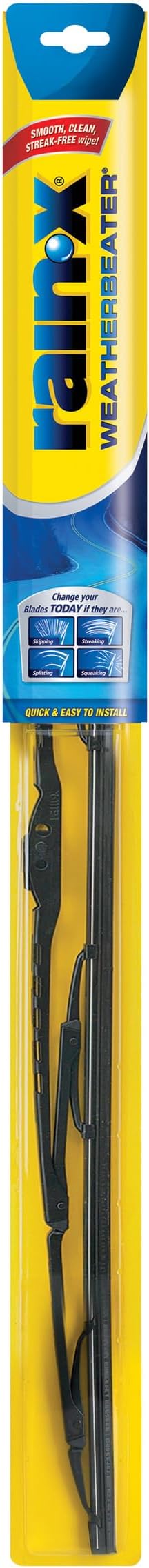 Rain-X RX30216 WeatherBeater Wiper Blades, 16" Windshield Wipers (Pack Of 1), Automotive Replacement Windshield Wiper Blades That Meet Or Exceed OEM Quality And Durability Standards