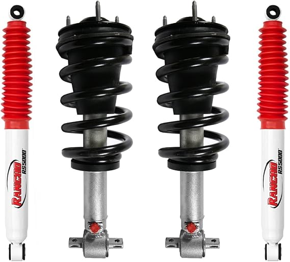 Rancho Quicklift Leveling Strut + RS5000 Shock Compatible with 07-16 Silverado 1500 2"