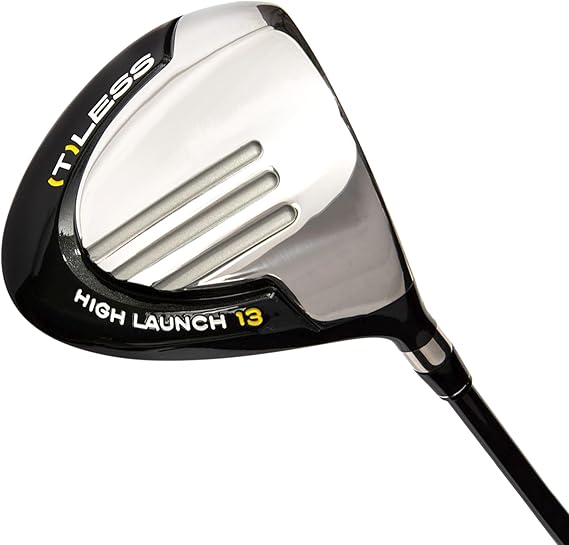 (T) Less Golf Driver, Innovative Driver Golf Clubs for High Launching Long Drives, Golf Club w/Premium Graphite Shaft, Right/Left-Handed Golf Drivers w/13 Degrees Loft