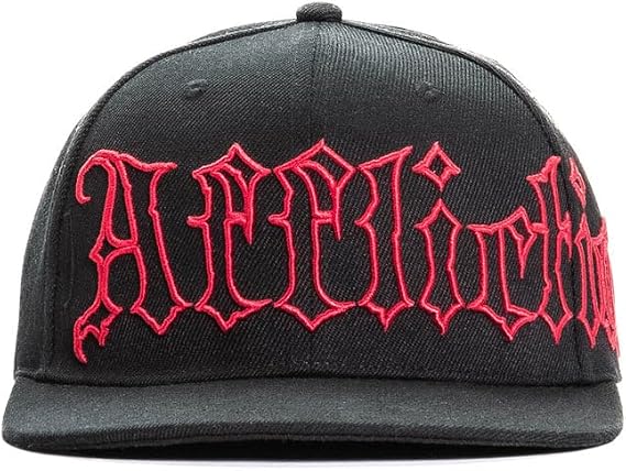 Affliction Men's Baseball Cap, Gothic Style, Embroidered Pattern
