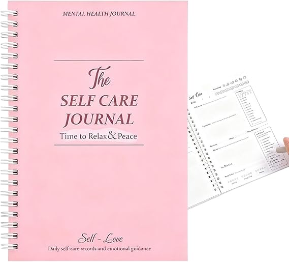 Self Care Journal for Women Mood Tracking Motivational | Self Reflection Notebook Prompt Journal for Adult Women Productivity Gratitude Affirmation Journaling Meditation Mood