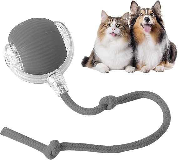 Eptchn Interactive Cat Ball - Smart Rolling Active Balls for Cats - Electric Balls for Indoor Cats