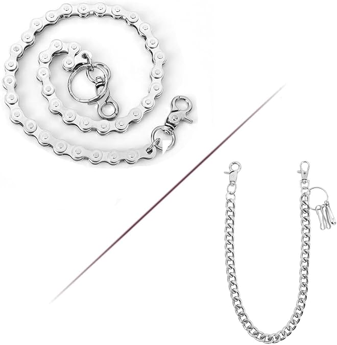 Wallet Chain with Punk Jean Chain
