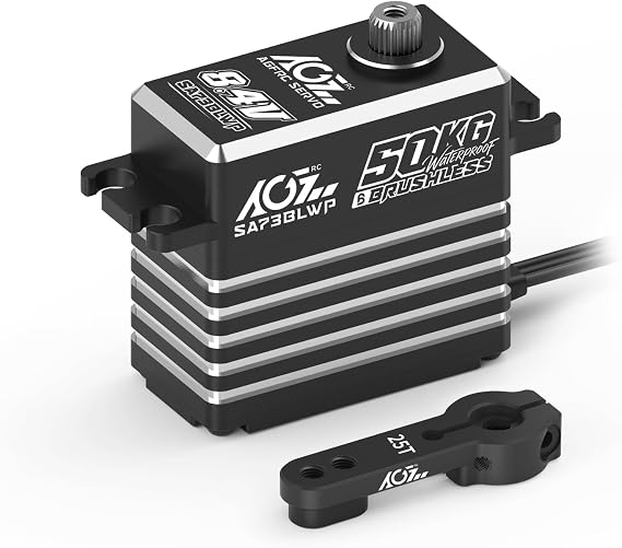 AGFRC 50KG-Waterproof-Brushless 1/10 1/8 RC-Servo-Motor (SA73BLWP)