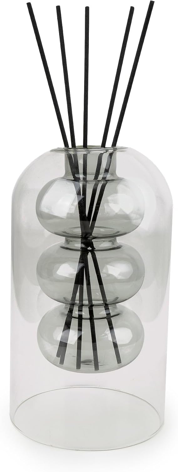 300ml Luxury Reed Diffuser in Smoked Glass Holder
