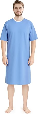 Utopia Care Men's Hospital Gown Soft and Comfortable Patient Gown