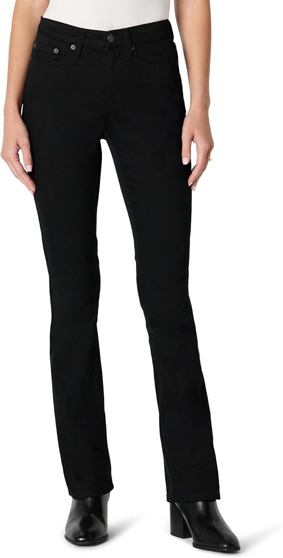Amazon Essentials Women's Curvy Slim-Fit Mid-Rise Bootcut Jeans