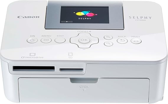 Canon 0011C010 Selphy CP1000 Photo Printer White (International)