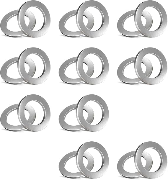 M14 Oil Drain Plug Crush Washer, 94109-14000 Aluminum 20PCS Silver