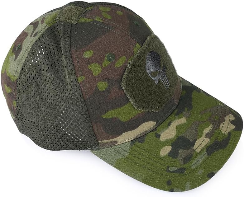 Skull Mesh Breathable Tactical Operator Baseball Cap